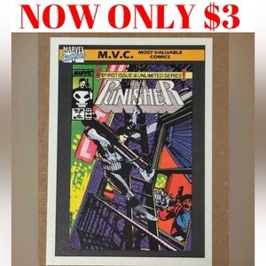 Marvel 1990 The Punisher #1 Comics 1st Edition Movie Collector Card
